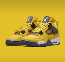 Charger l&#39;image dans la galerie, Air Jordan 4 Retro Tour Yellow (Lightning)Boîte endommagée
